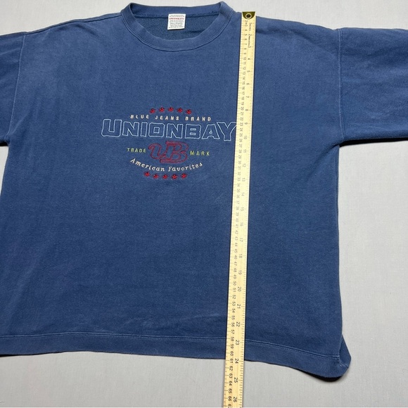 UNIONBAY Men Blue Crewneck Sweater Classic Design Size Small - Picture 5 of 7
